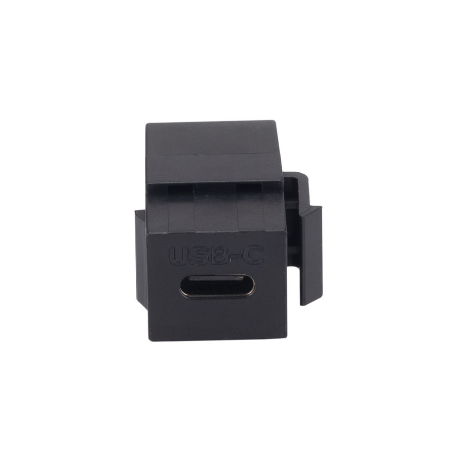 Dynamix FP-USB3C-BK  USB-C 3.1 Keystone Jack     Female to Female Connectors. Black Colour.