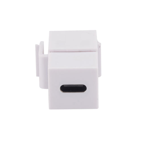 Dynamix FP-USB3C-WH  USB-C 3.1 Keystone Jack     Female to Female Connectors. White Colour.