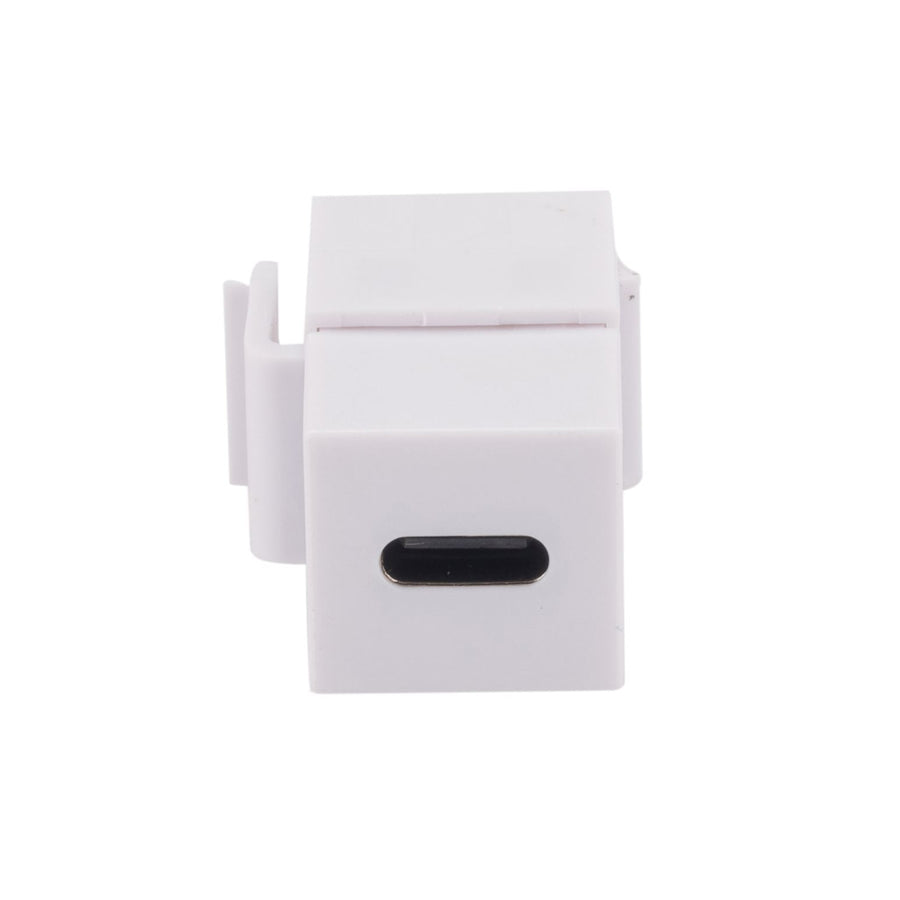 Dynamix FP-USB3C-WH  USB-C 3.1 Keystone Jack     Female to Female Connectors. White Colour.