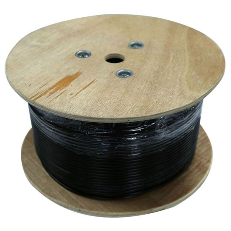 DYNAMIX C-STPEXT-SLDBK - 305m Cat5E STP EXTERNAL UV Stabilised SOLID Cable Roll