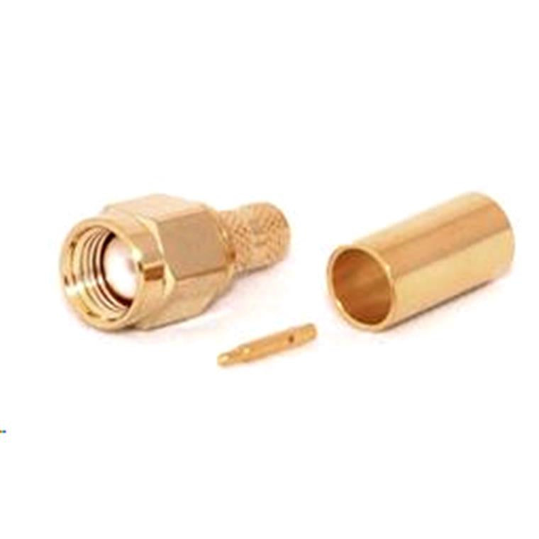 C-SMA3-195 - SMA Male CRIMP Connector for LMR195/RG58