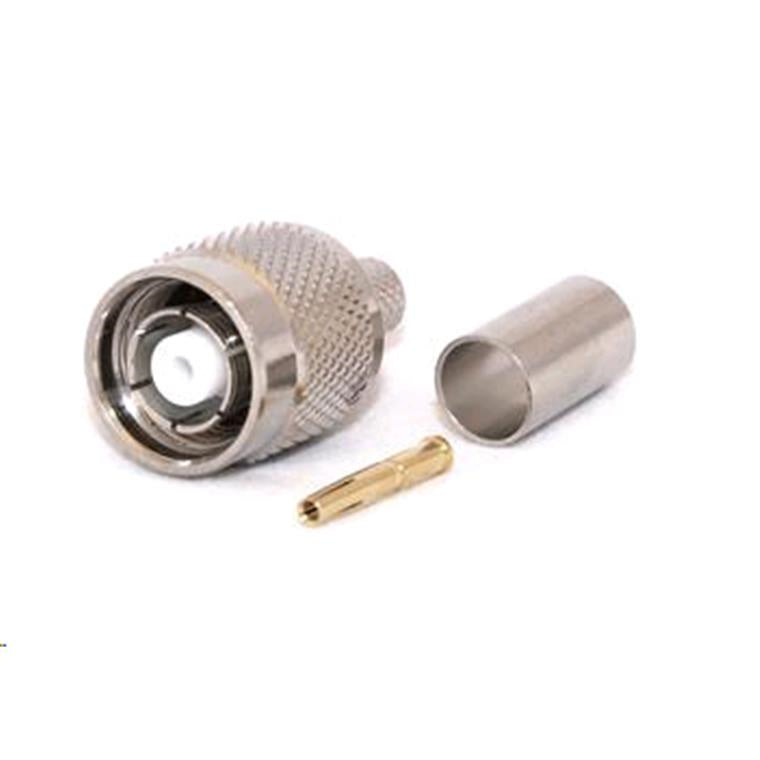 C-TNCRPM1-240 - RP-TNC Male 50 Ohm CRIMP Connector for LMR240