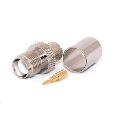 C-TNCRPF1-400 - RP-TNC-Buchse 50 Ohm CRIMP-Steckverbinder für LMR400/RG8U