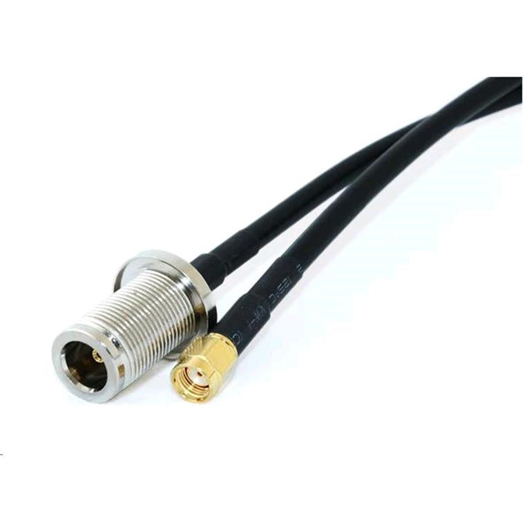 Go Wireless NZ N-Type Female Bulkhead to RP-SMA Male 30cm LLC200 Coax Pigtail