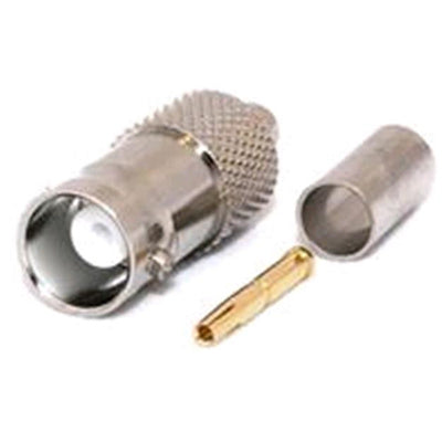 C-BNC2-195 - BNC-Buchse CRIMP 50 Ohm Verbinder für LMR195/RG58