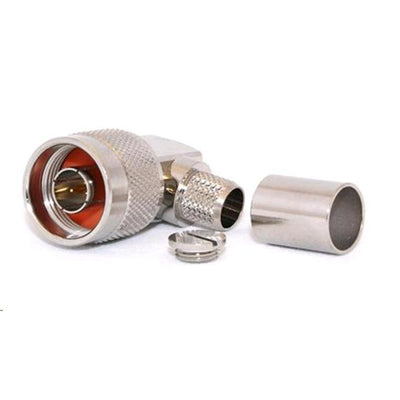 C-N2-400-RA - N-Stecker, rechtwinklig, CRIMP-Verbinder für LMR400/RG8U