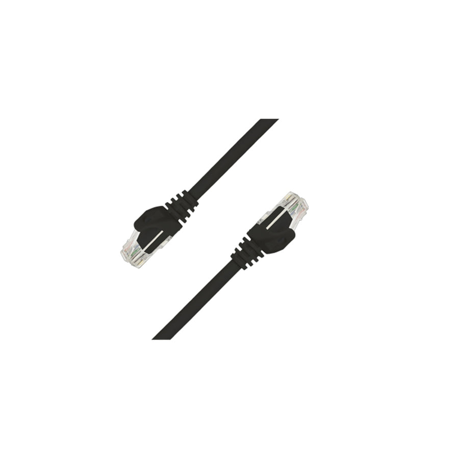 IPL-UTP6-BK-1 - 1 Metre Cat6 UTP Indoor Ethernet Cable - Black