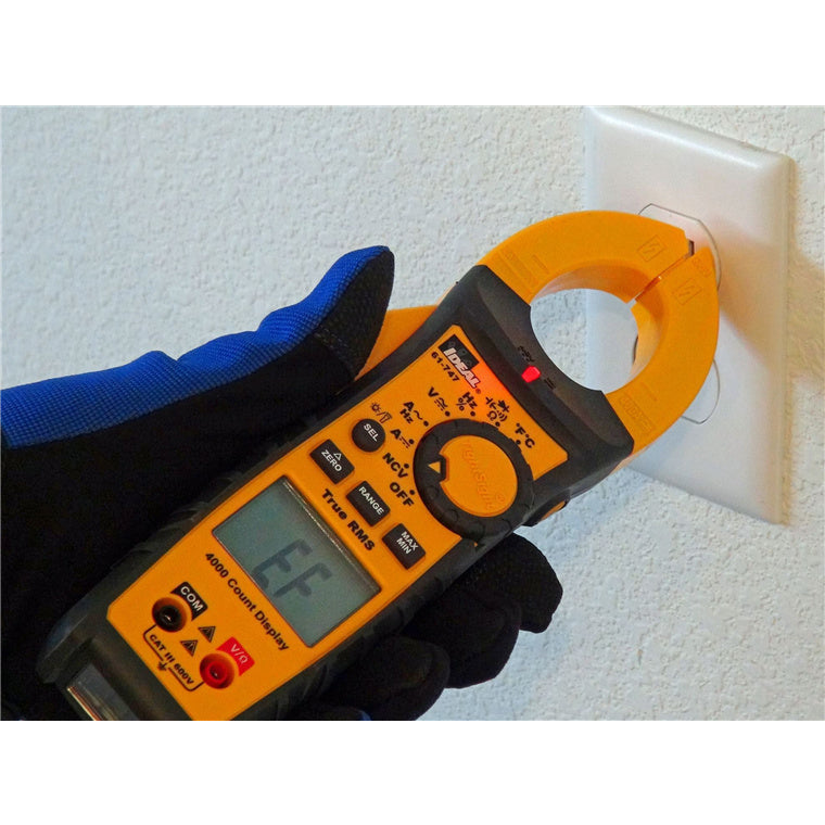 IDEAL INDUSTRIES IDL61-747 - 400A AC/DC TRMS TightSight Clamp Meter CAT III 600V Rating.