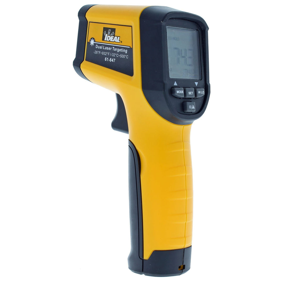 IDEAL INDUSTRIES IDL61-847 - Dual Laser Targeting Infrared Thermometer