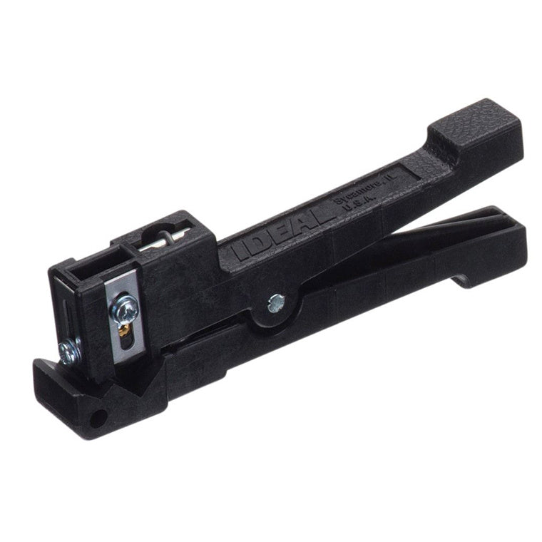 IDEAL INDUSTRIES IDL45-165 - Black Adjustable Blade Ringer Stripper up to 8mm Diameter.
