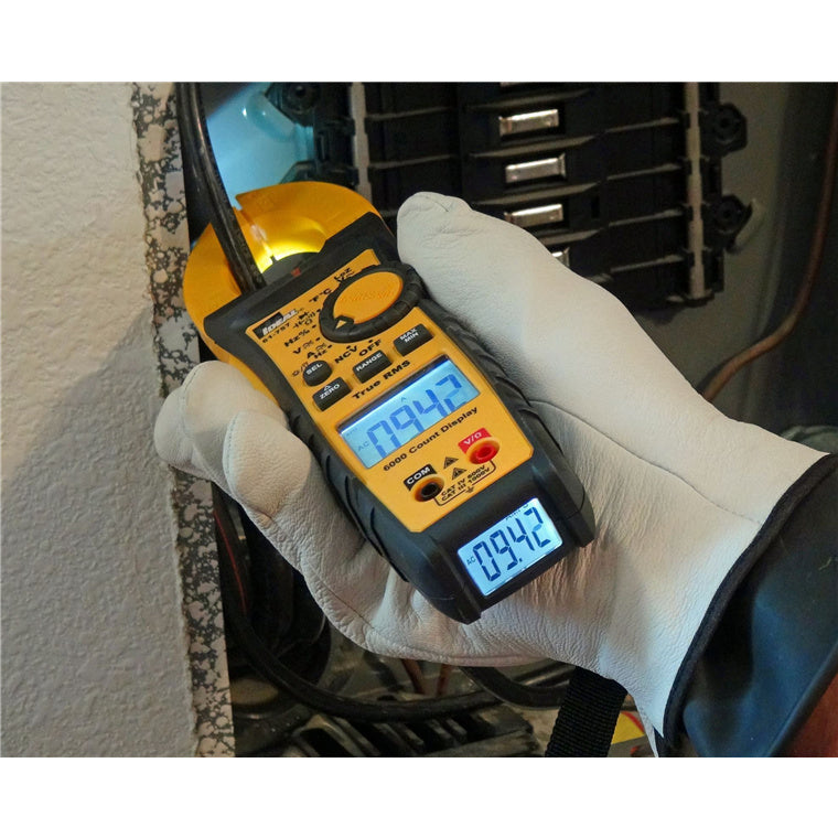 IDEAL INDUSTRIES IDL61-757 - 600A AC/DC TRMS TightSight Clamp Meter CAT IV 600V & CAT III 1000V Rating