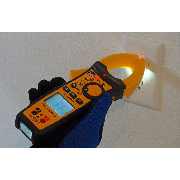 IDEAL INDUSTRIES IDL61-757 - 600A AC/DC TRMS TightSight Clamp Meter CAT IV 600V & CAT III 1000V Rating