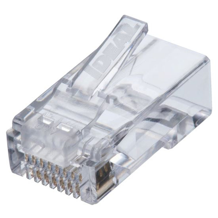 IDEAL INDUSTRIES IDL85-376 - CAT6 UTP RJ45 Push Through Plug Pack of 50 Compatible w/ 30-495