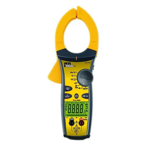IDEAL INDUSTRIES IDL61-775 - 1000A AC/DC TRMS TightSight Clamp Meter CAT IV 600V & CAT III 1000V Rating