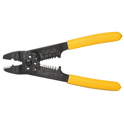 IDEAL INDUSTRIES Combination Crimp Strip Cut Tool Strips 8 to 20AWG Solid & 22AWG Stranded Cable