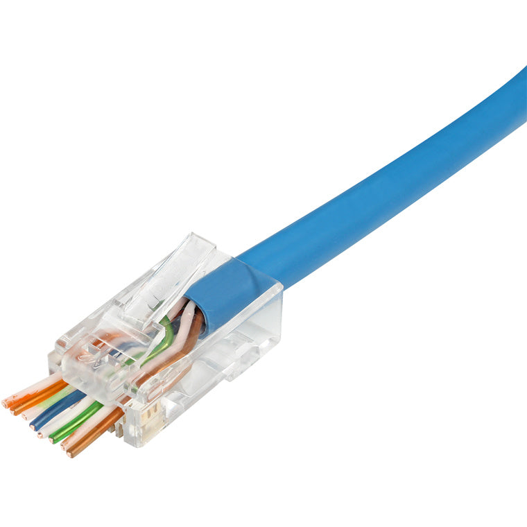IDEAL INDUSTRIES IDL85-377J - CAT6 UTP RJ45 Push Through Plug Jar of 100 Compatible w/ 30-496