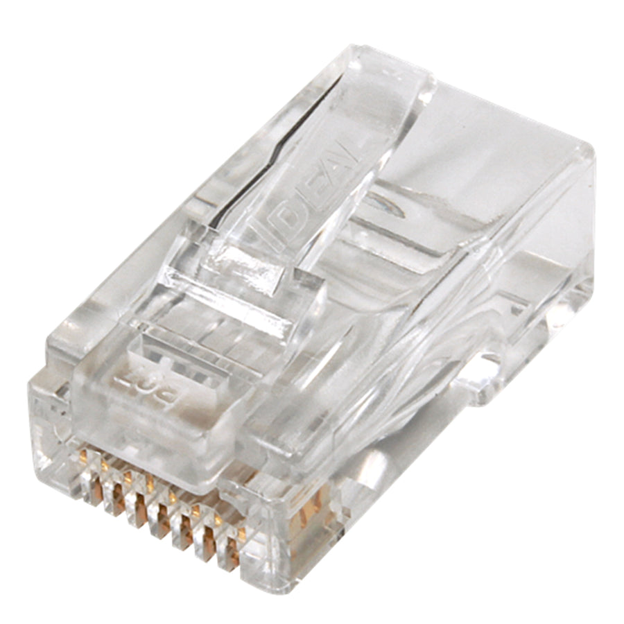 IDEAL INDUSTRIES IDL85-385 - CAT6A/6 UTP RJ45 Push Through Plug (Staggered) Pack of 50 Compatible w/ 30-495