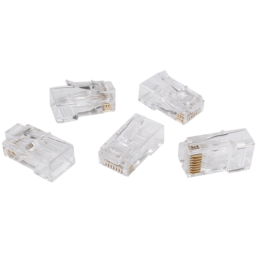 IDEAL INDUSTRIES IDL85-385 - CAT6A/6 UTP RJ45 Push Through Plug (Staggered) Pack of 50 Compatible w/ 30-495
