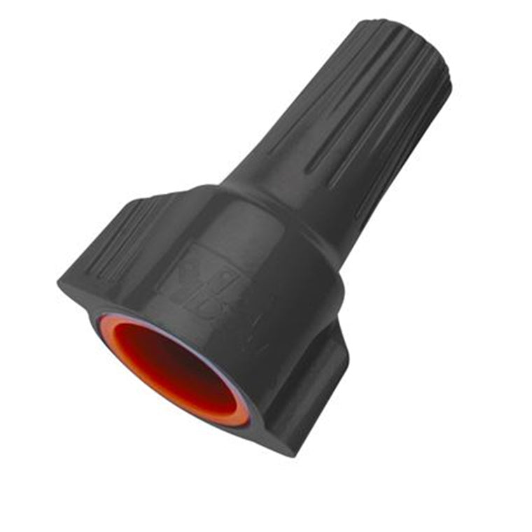 IDEAL INDUSTRIES IDL30-1261J - 24A Grey/Orange WeatherProof Twister Wire Connector 150pc Jar Up to 2.5mm2 Wire