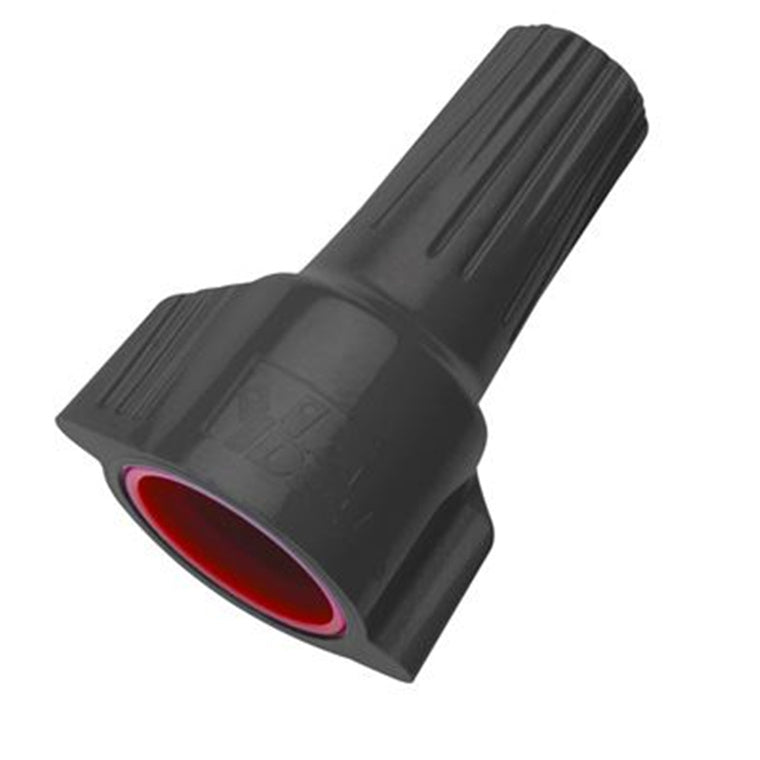 IDEAL INDUSTRIES IDL30-1262J - 32A Grey/Red WeatherProof Twister Wire Connector 100pc Jar Up to 4mm2 Wire