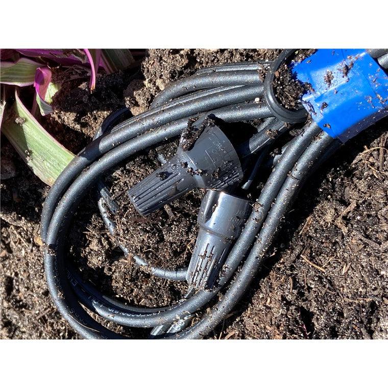 IDEAL INDUSTRIES IDL30-1262J - 32A Grey/Red WeatherProof Twister Wire Connector 100pc Jar Up to 4mm2 Wire