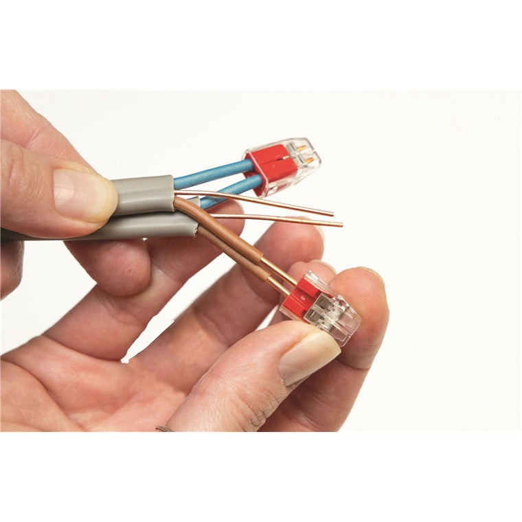 IDEAL INDUSTRIES IDL30-1132J - 32A 2 Port Push-in Wire Connector 100pc Jar. 0.75mm2 - 4.0mm2 Solid 1.5mm2