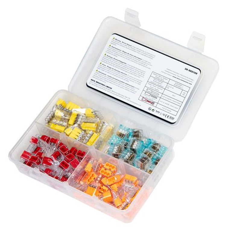 IDEAL INDUSTRIES IDL30-5021EU - In-Sure Push-In Connector Starter Kit 110pc Box