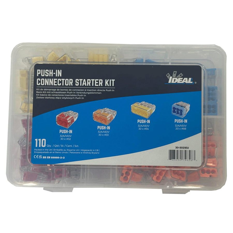 IDEAL INDUSTRIES IDL30-5021EU - In-Sure Push-In Connector Starter Kit 110pc Box