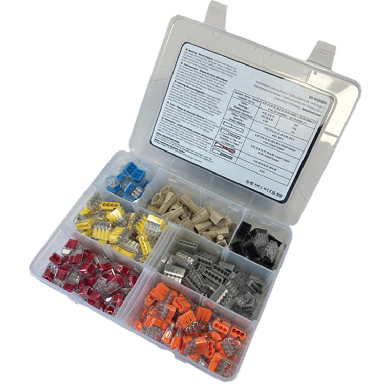 IDEAL INDUSTRIES IDL30-5020EU - In-Sure Push-In Connector Premium 32A & 24A Kit 225pc Box