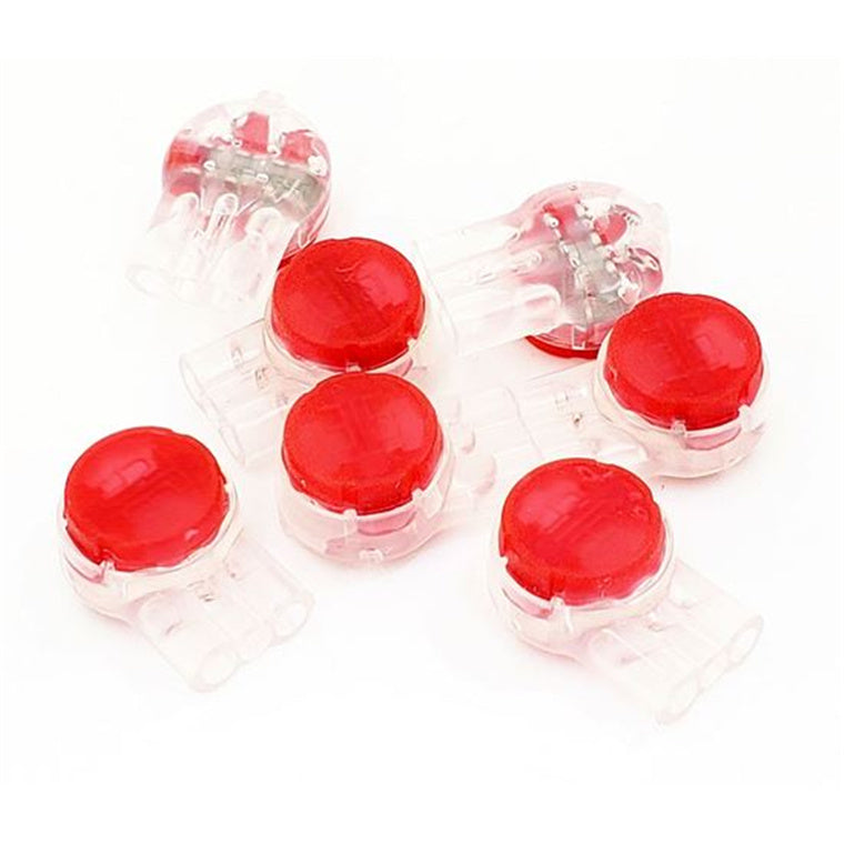 IDEAL INDUSTRIES IDL86-930 - UR2 Red IDC 3-Wire Butt Splice Jellybean Wire Connector Pack of 100