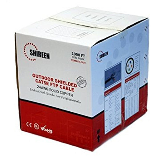 Shireen 305m Outdoor Cat5e FTP Shielded Ethernet Cable