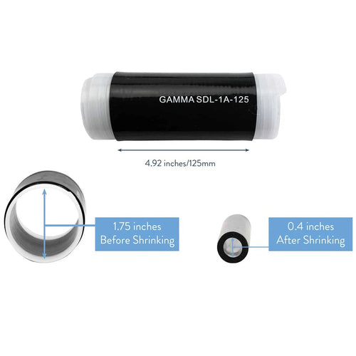 SDL-1A-125 - Gamma Electronics SDL-1A-125 Silicone Cold Shrink 7/16 DIN to 1/2 inch Jumper Silicone Cold Shrink