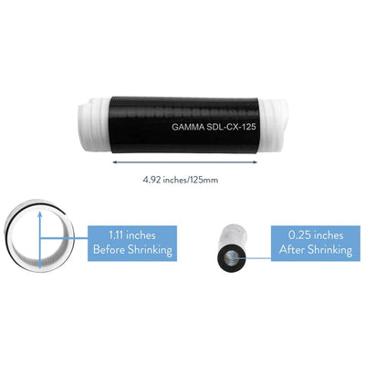 SDL-CX-125 – Gamma Electronics SDL-CX-125 Silikon-Kaltschrumpf für 4.3-10 Steckverbinder auf 1/4 Zoll Koaxialkabel oder größer