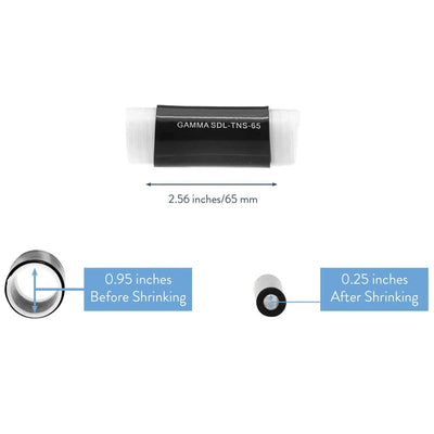 SDL-TNS-65 - Gamma Electronics SDL-TNS-65 Silicone Cold Shrink Type N Connector to LMR-195 Cable or Larger