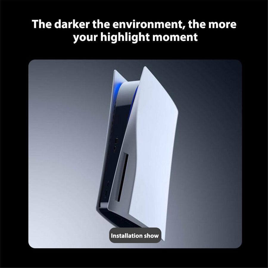 JEYI RGB PS5 SSD Heatsink  NVME M.2 2280 App Remote Control, Aluminum Heatsink Works With Playstation PS5, SSD Hard Disk Cooler Thermal Conductivity Silicon Wafer Cooling
