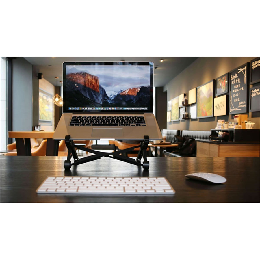NEXSTAND K2 Portable Lightweight Folding & Height Adjustable Eye-Level Ergonomic Laptop Stand - Supports All Mainstream Laptop 11.6 inch or Larger, For Apple Macbook