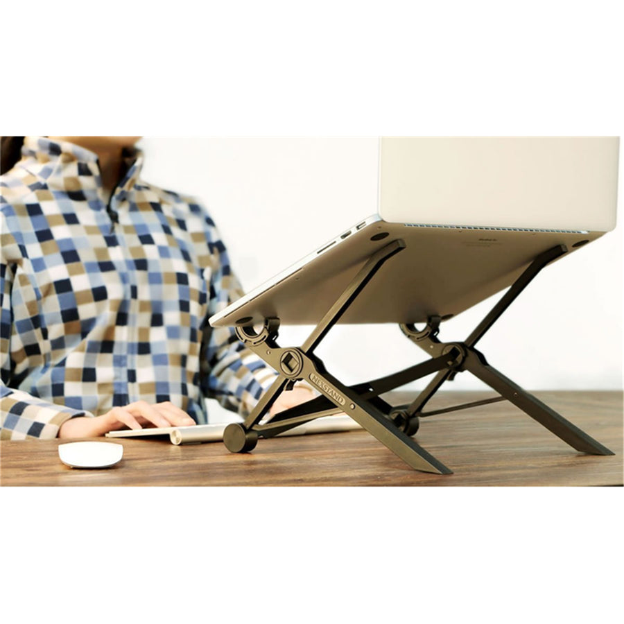 NEXSTAND K2 Portable Lightweight Folding & Height Adjustable Eye-Level Ergonomic Laptop Stand - Supports All Mainstream Laptop 11.6 inch or Larger, For Apple Macbook
