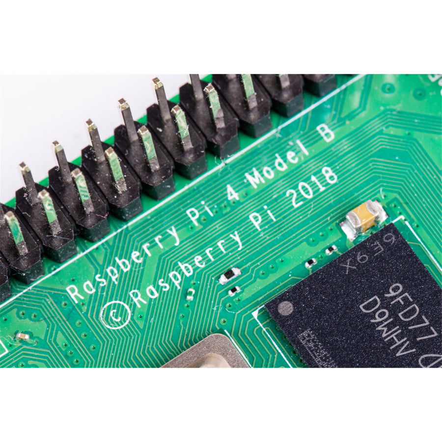 Raspberry Pi 4 Model B 4GB LPDDR4 FIRST 28nm-Based QuadCore 1.5G Dual Micro HDMI Video Output Dual Band WIFI Bluetooth 2 x USB 3.0/2.0 POE Ethernet (POE Hat Need Purchase Separately)