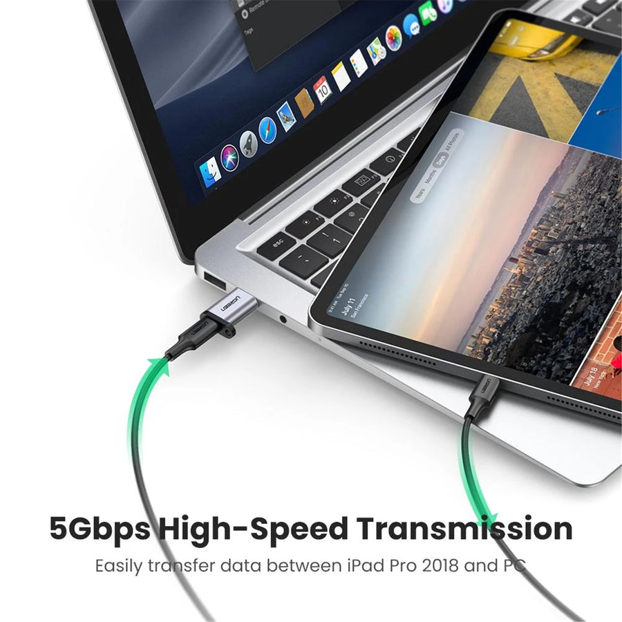 UG-50533 - UGREEN USB-A 3.0 to USB-C Adapter Gray