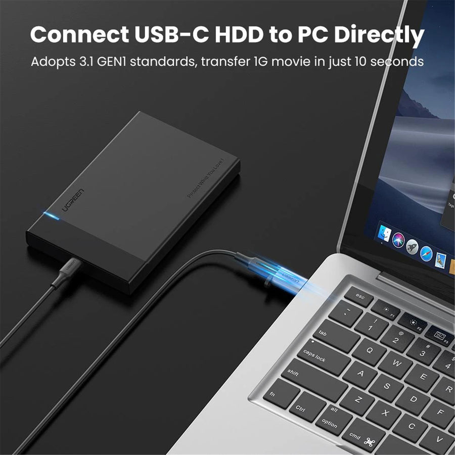UG-50533 - UGREEN USB-A 3.0 to USB-C Adapter Gray