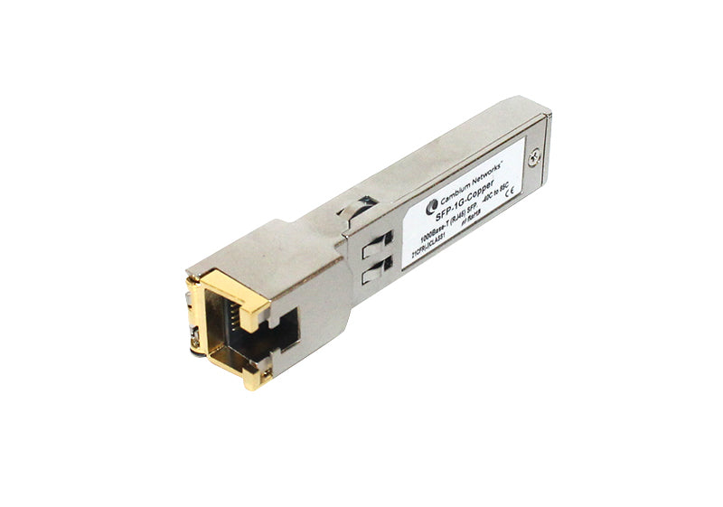Cambium Networks SFP-1G-Copper - Cambium 1000Base-T (RJ45) SFP Transceiver.  -40C to 85C