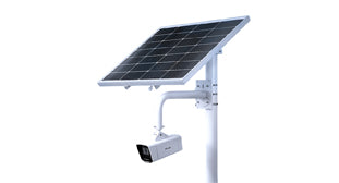 Milesight 4MP 4G,WiFi and Ethernet Solar-powered LPR Security Camera kit