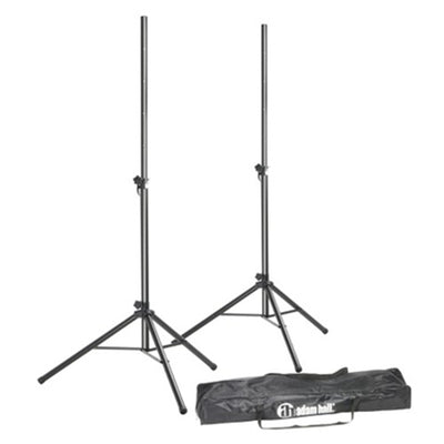 SPS023SET - ADAM HALL 2 SPKER STAND SET W BAG