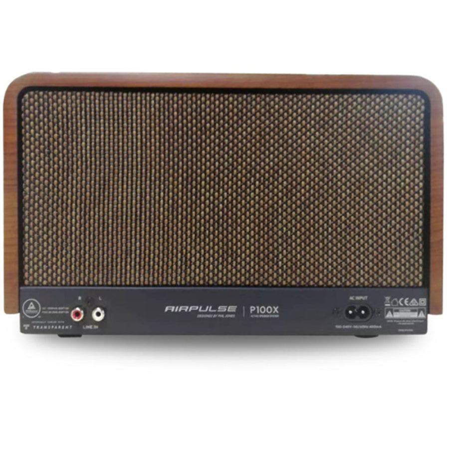 Airpulse by Edifier P100X Premium HiFi Multi-Driver Wireless Desktop Speaker System - Walnut