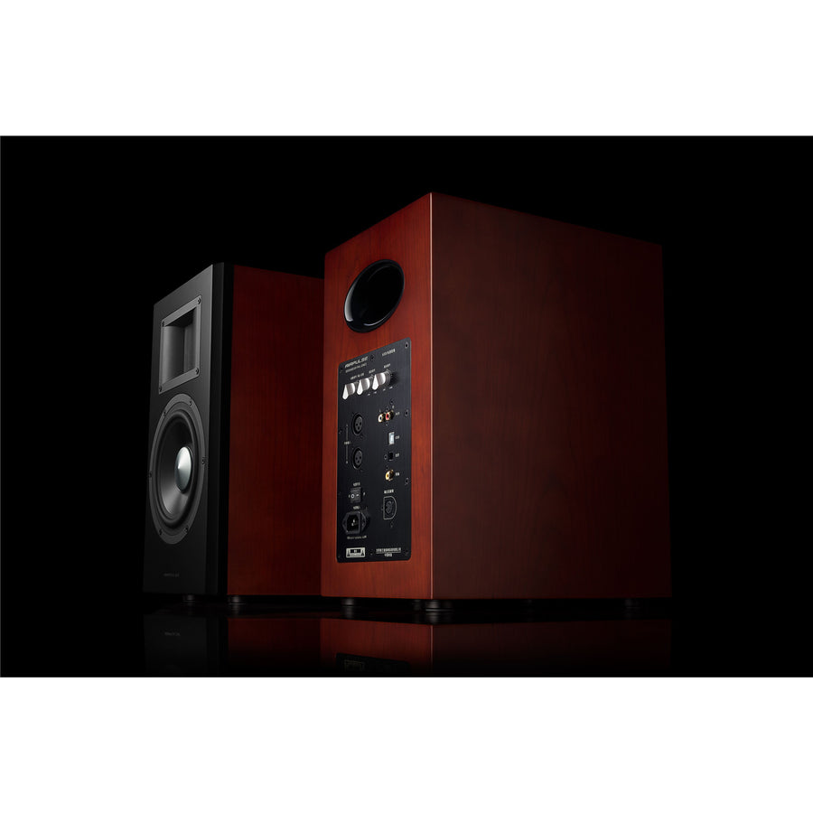 Airpulse by Edifier A300 Premium HiFi 160W Active Powered Bookshelf Speaker System - Cherry Wood