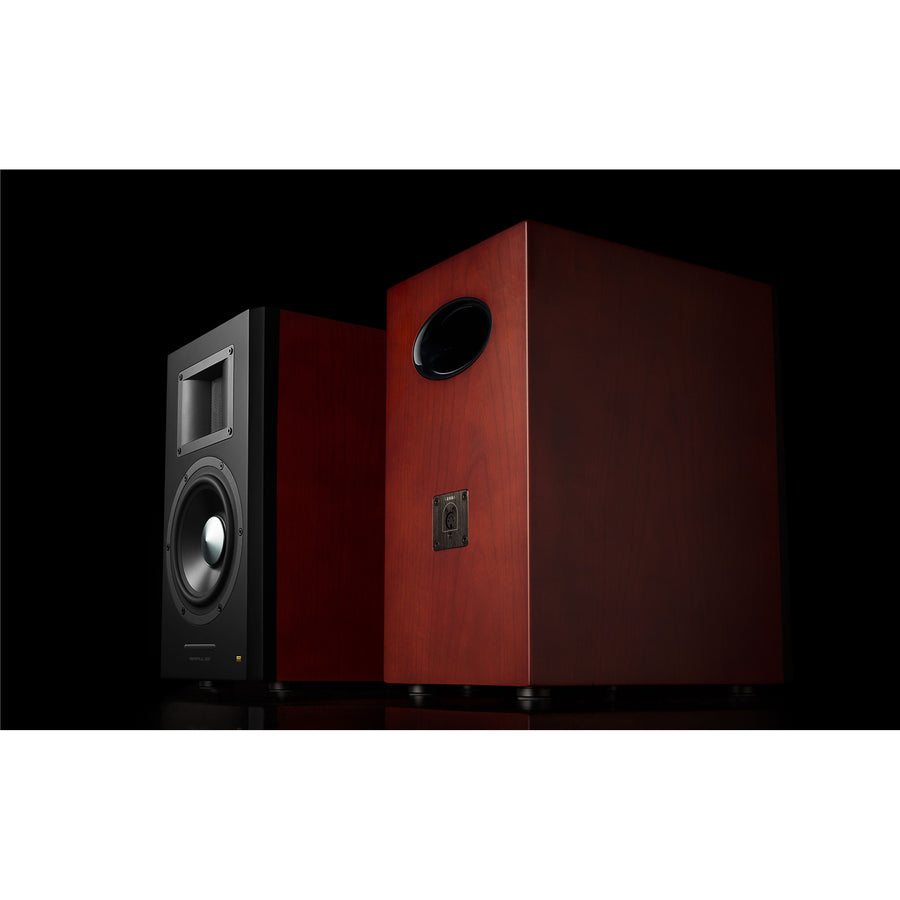 Airpulse by Edifier A300 Premium HiFi 160W Active Powered Bookshelf Speaker System - Cherry Wood