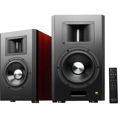 Airpulse by Edifier A300PRO Premium Wireless HiFi 280W Dual Active Powered 6.5" Speaker System - Walnut