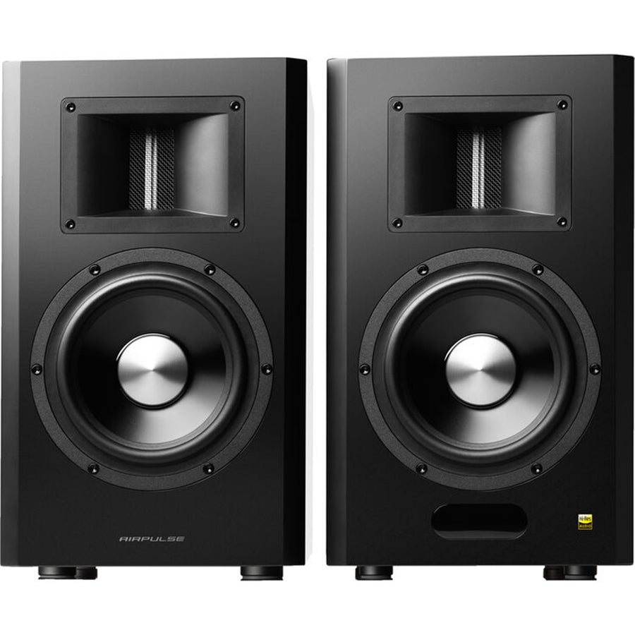 Airpulse by Edifier A300PRO Premium Wireless HiFi 280W Dual Active Powered 6.5" Speaker System - Walnut