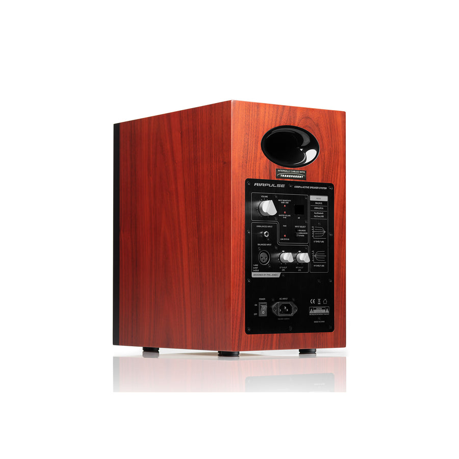 Airpulse by Edifier A300PRO Premium Wireless HiFi 280W Dual Active Powered 6.5" Speaker System - Walnut