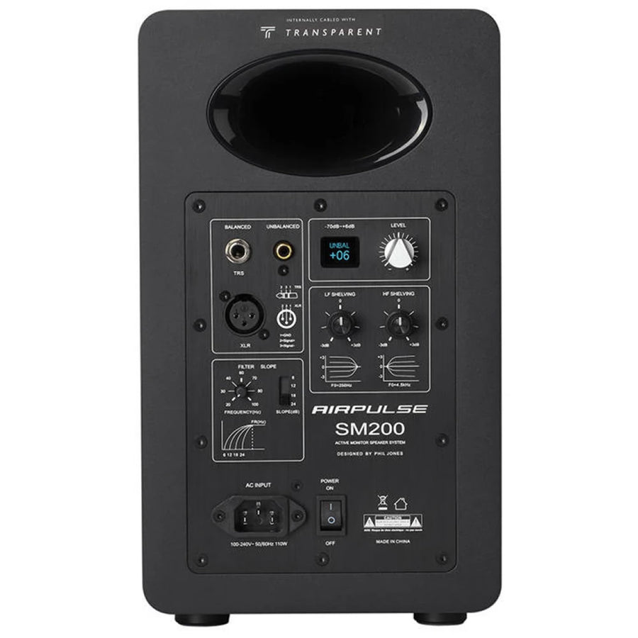 Airpulse by Edifier SM200 Flagship Precision Dual Active Studio Monitor Speaker (Single) - Black